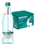 Borjomi Georgian Mineral Water - 12 Pack Glass Bottled Water (16.9 Fl. Oz. ea) - 100% Natural Sparkling Mineral Water