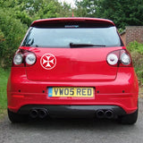 Georgian Flag, Cross Car Sticker  5.9 inch / 15*15cm  CS-137#