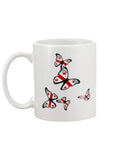Georgian Flag Butterfly Mug